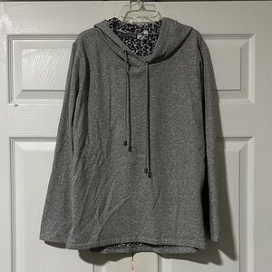 Cable & Gauge Gray Hooded Jacket